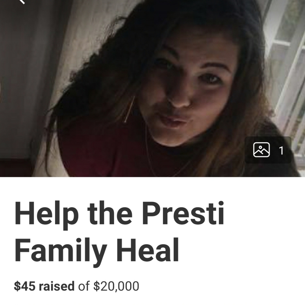 This is my gofundme page for a lost family friend